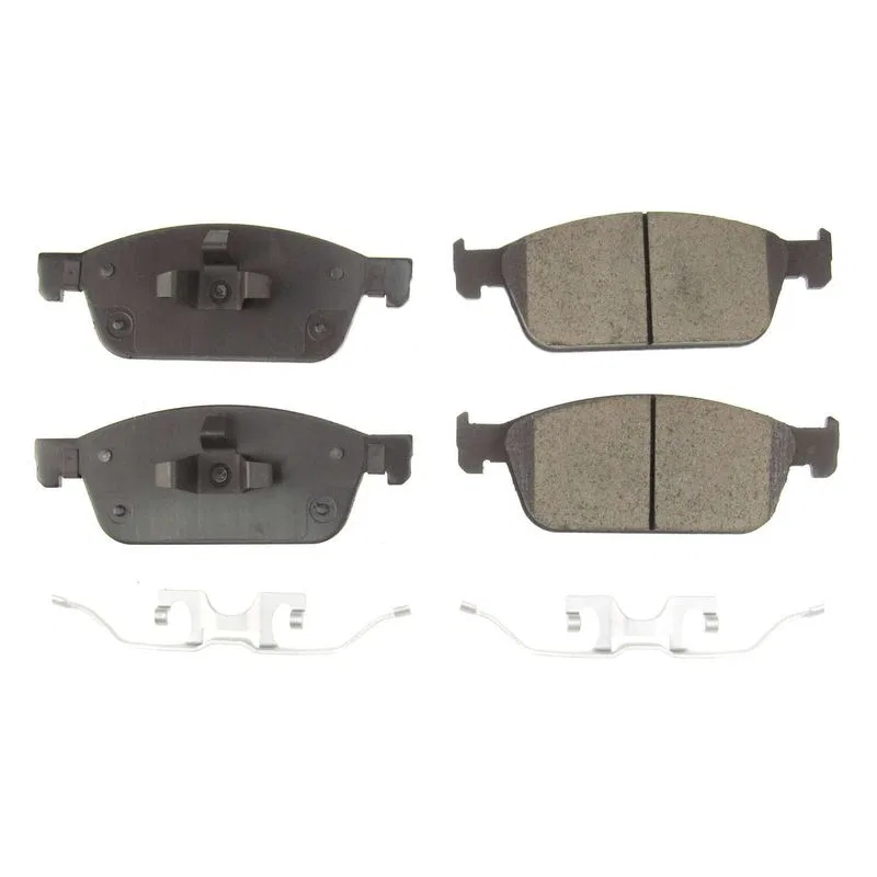17-1978 – POWERSTOP Brake Pad, FMSI Number D1978 Ceramic Brake Pads Set Of 4 With Premium Stainless Steel Hardware